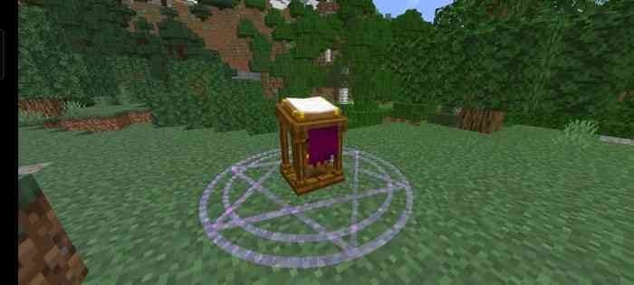 Altar in Minecraft PE (Bedrock)