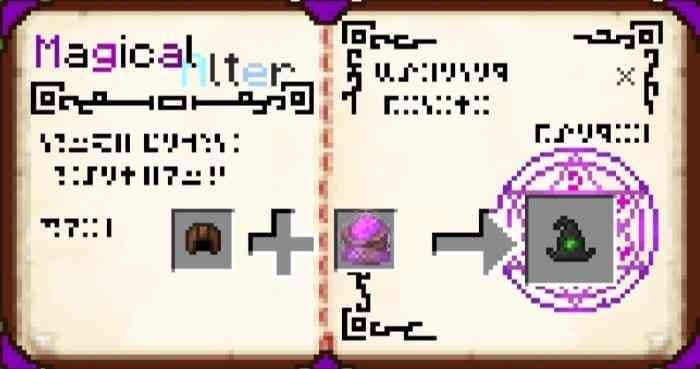 Magic Hat in Minecraft PE (Bedrock)