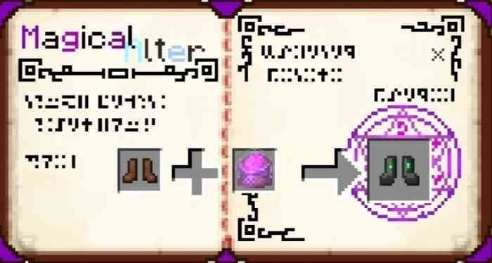 Magic Boots in Minecraft PE (Bedrock)