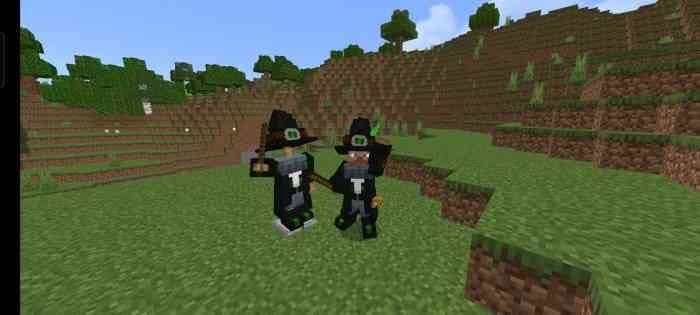 Wizard Costume in Minecraft PE (Bedrock)