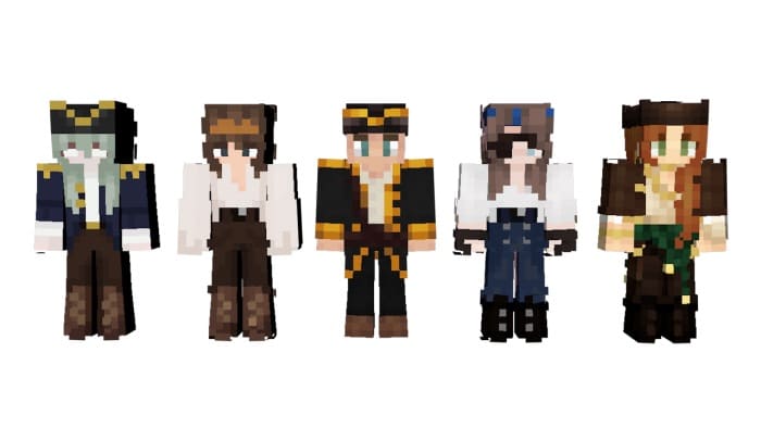 Pirates in Minecraft PE (Bedrock)