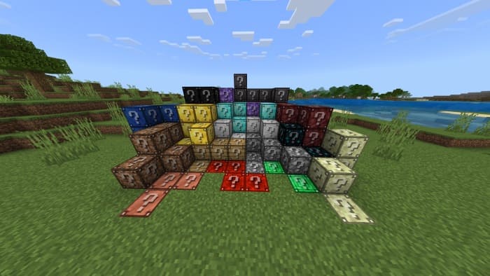 Lucky Blocks in Minecraft PE (Bedrock)