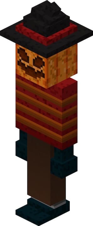 Scarecrow in Minecraft PE (Bedrock)