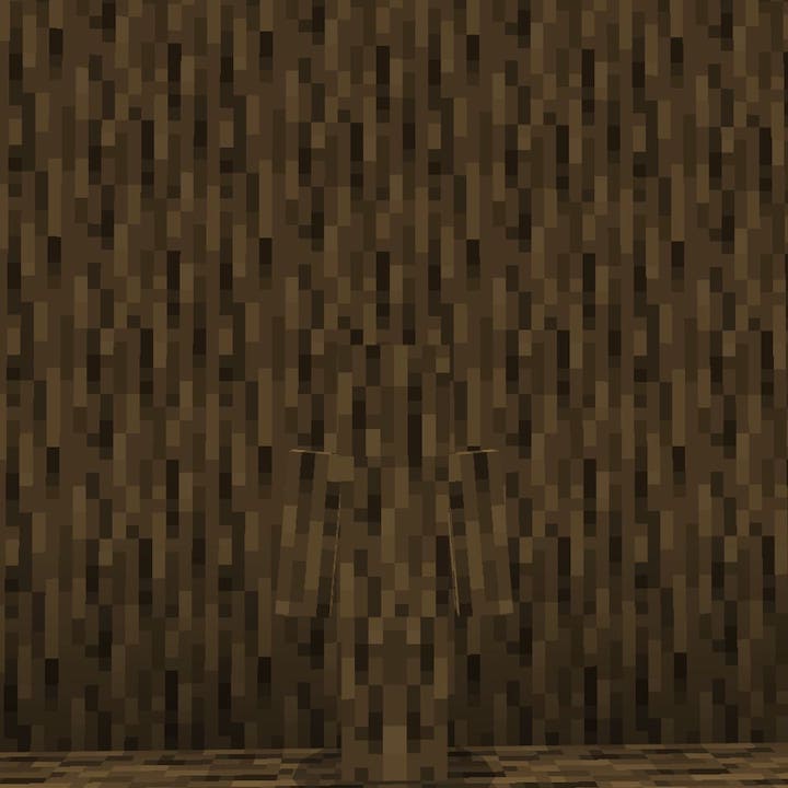 Wood cloak in Minecraft PE (Bedrock)
