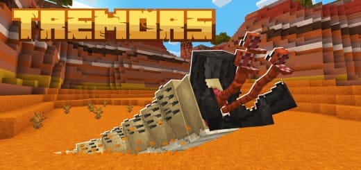 Mod: Underground Worm [1.20+] Minecraft PE / Bedrock [xfgiven_vers]