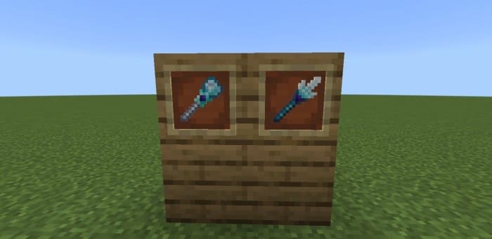 Ice Staff in Minecraft PE (Bedrock)