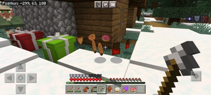 Gifts in Minecraft PE (Bedrock)