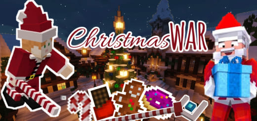 Mod: Christmas War [1.19+] Minecraft PE / Bedrock [xfgiven_vers]