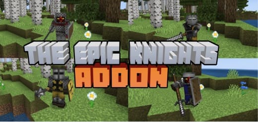 Mod: Knight's armor [1.20+] Minecraft PE / Bedrock [xfgiven_vers]