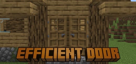 Mod: Quick opening of two doors [1.20+] Minecraft PE / Bedrock [xfgiven_vers]