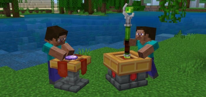Magic Tables in Minecraft PE (Bedrock)