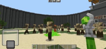 Poison Staff in Minecraft PE (Bedrock)