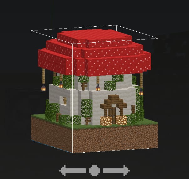 Mushroom Shop in Minecraft PE (Bedrock)