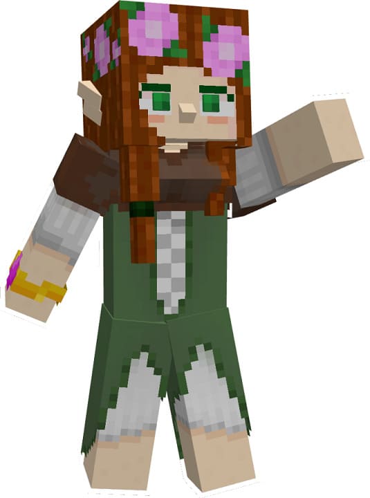 Друид в Майнкрафт ПЕ (Бедрок)