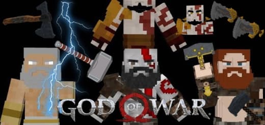 Mod: Gods of War [1.20+] Minecraft PE / Bedrock [xfgiven_vers]