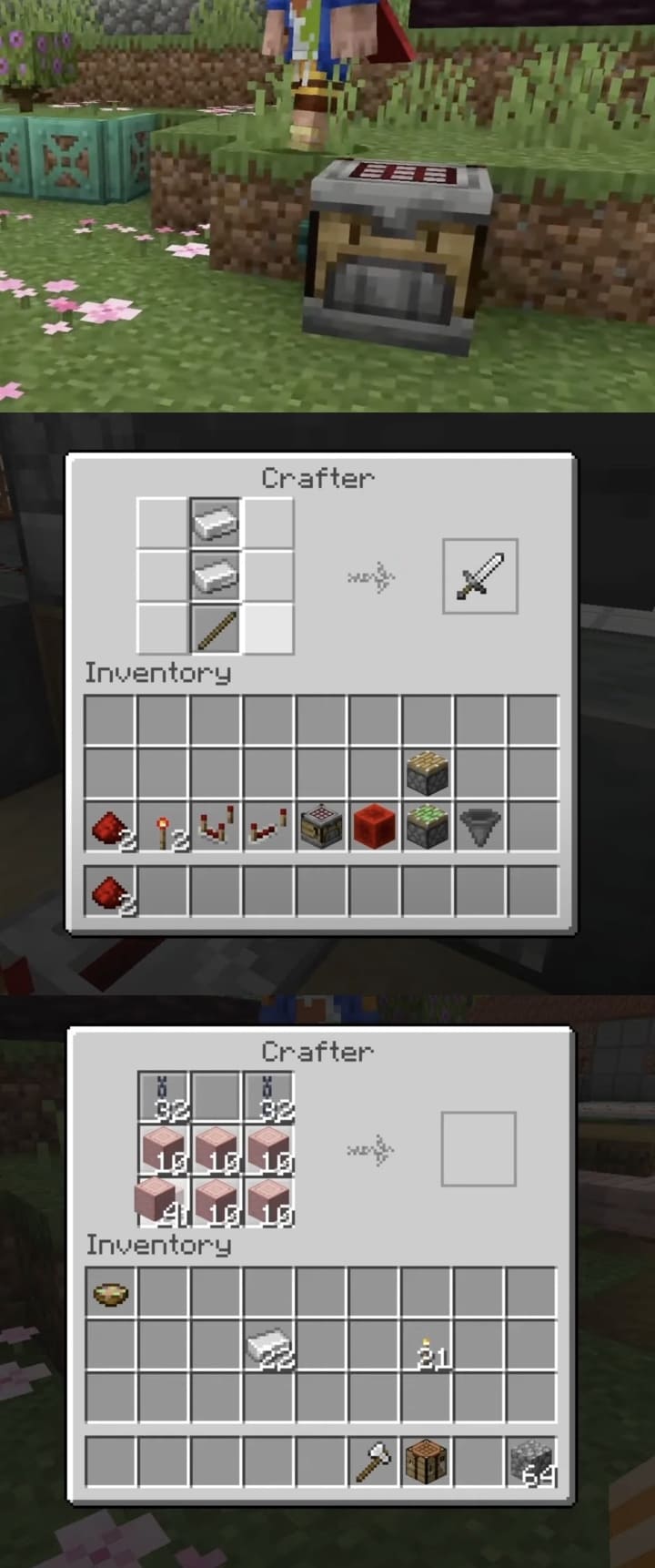 Автоматический верстак в Майнкрафт 1.21
