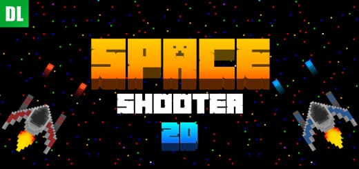 Map: Space Shooter [1.20+] Minecraft PE / Bedrock [xfgiven_vers]