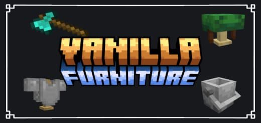 Mod: Vanilla Furniture [1.20+] Minecraft PE / Bedrock [xfgiven_vers]