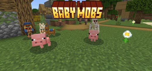 Textures: Baby Mobs [1.20; 1.21+] Minecraft PE / Bedrock [xfgiven_vers]