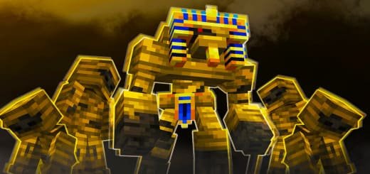 Mod: Boss Mummy [1.20; 1.21+] Minecraft PE / Bedrock [xfgiven_vers]