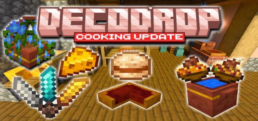 Mod: Kitchen decorations [1.20; 1.21+] Minecraft PE / Bedrock [xfgiven_vers]