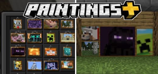 Mod: More paintings [1.20; 1.21+] Minecraft PE / Bedrock [xfgiven_vers]