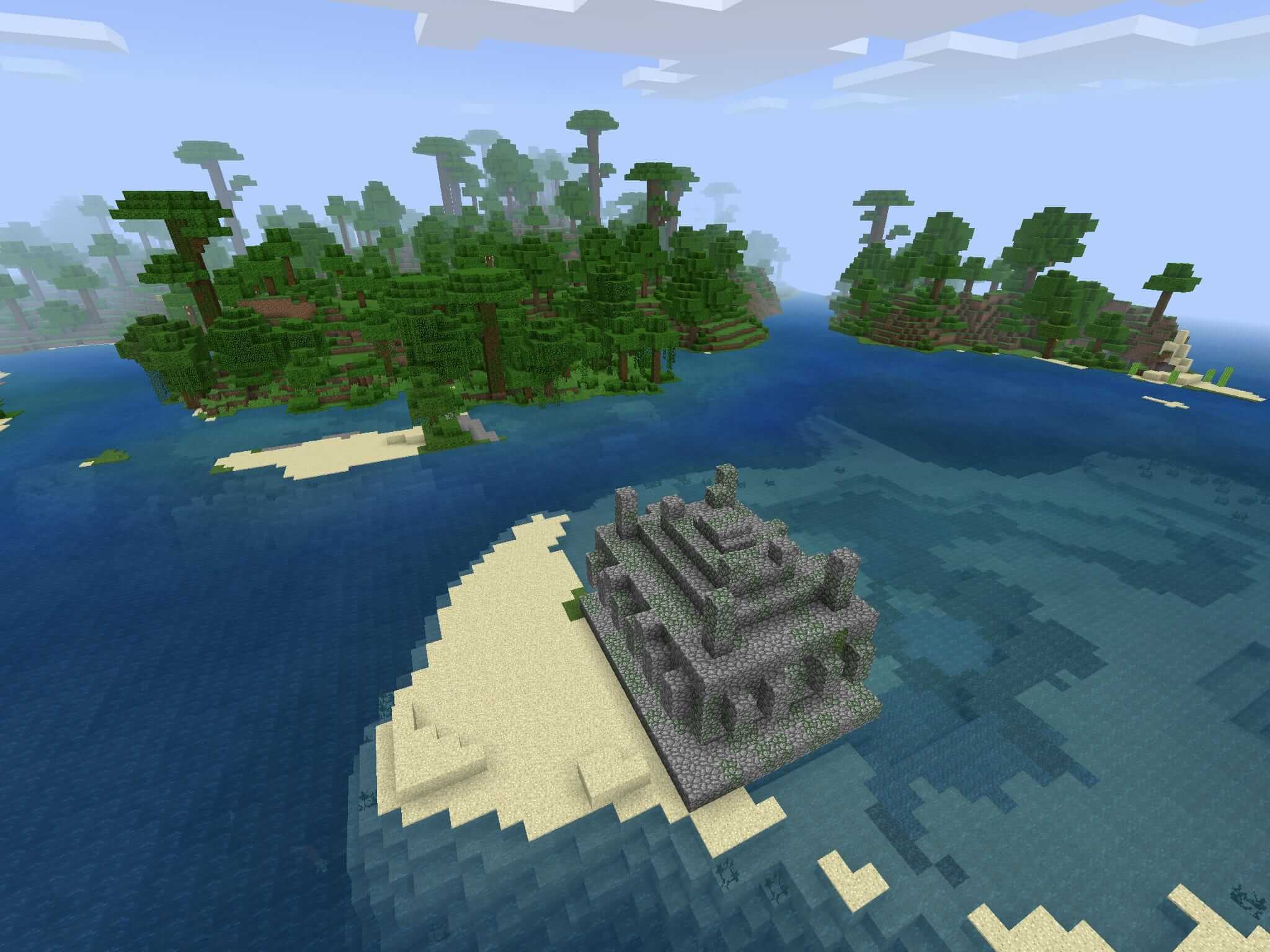 3711968 Jungle Shore Temple | Minecraft PE Sid Minecraft PE / Bedrock [xfgiven_vers]