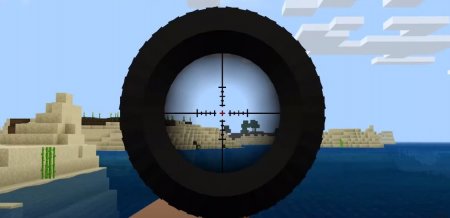 Прицел со снайперки в Майнкрафт ПЕ (Бедрок)