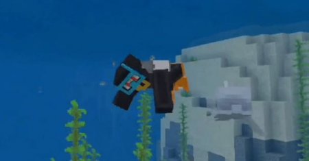 Mod: Diving [1.20; 1.21+] Minecraft PE / Bedrock [xfgiven_vers]