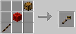 Sorting stick in Minecraft PE (Bedrock)