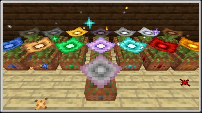 Pot with spores in Minecraft PE (Bedrock)