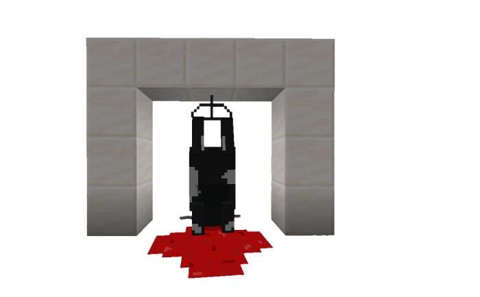 Cutting an Animal in Minecraft PE (Bedrock)