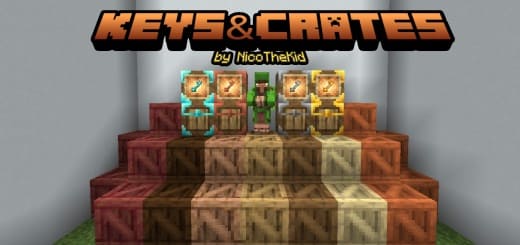 Mod: Boxes and keys [1.20; 1.21+] Minecraft PE / Bedrock [xfgiven_vers]