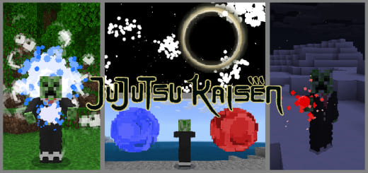 Mod: Anime Gojo [1.20; 1.21+] Minecraft PE / Bedrock [xfgiven_vers]