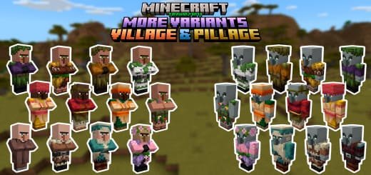 Mod: More residents [1.20; 1.21+] Minecraft PE / Bedrock [xfgiven_vers]