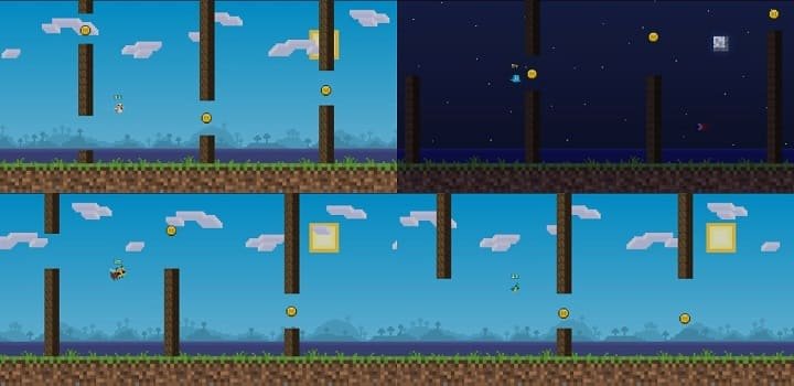 Внешний вид карты Летающая курица для Майнкрафт ПЕ (Бедрок)