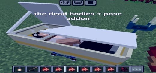 Mod: Dead Bodies [1.20; 1.21+] Minecraft PE / Bedrock [xfgiven_vers]