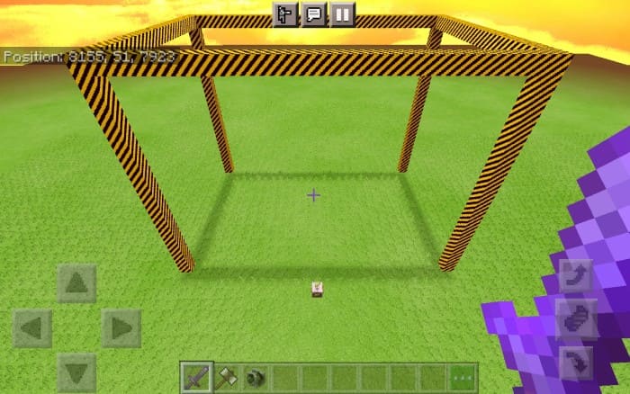 Farm Outlines in Minecraft PE (Bedrock)
