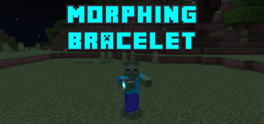 Mod: Bracelet for Turning into a moba [1.21+] Minecraft PE / Bedrock [xfgiven_vers]