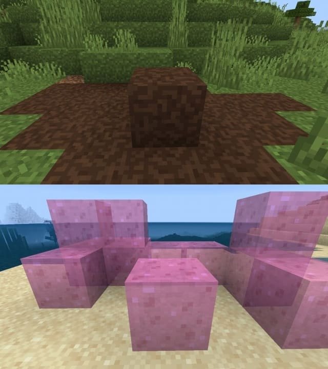 Вариации блоков из мода Сказочные мобы для Майнкрафт ПЕ (Бедрок)
