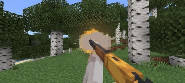 Карабин из мода Ружья Дикого Запада для Майнкрафт ПЕ (Бедрок)