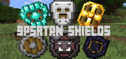 Mod: Shields [1.21+] Minecraft PE / Bedrock [xfgiven_vers]