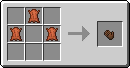 Перчатки в Майнкрафта ПЕ (Бедрок)