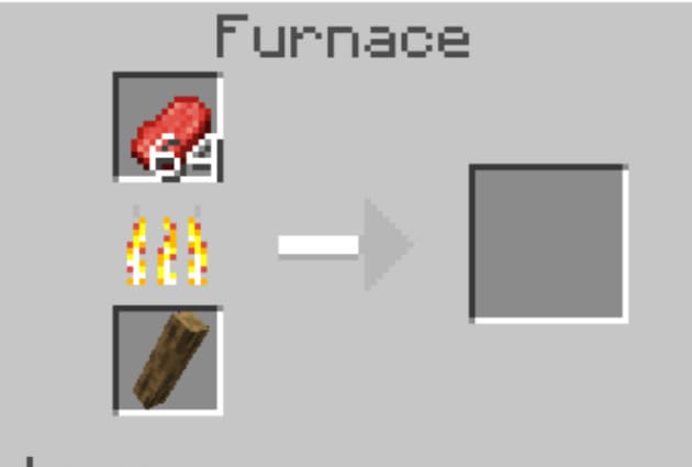 Бревна как топливо в Майнкрафт ПЕ