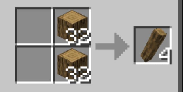 Как сделать бревна в Майнкрафт ПЕ (Бедрок)