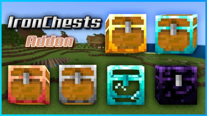 Mod: Ore Chests [1.21+] Minecraft PE / Bedrock [xfgiven_vers]