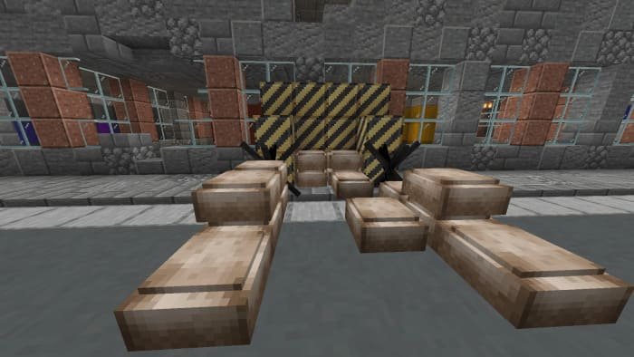 Новые блоки из мода Военное оружие для Майнкрафт ПЕ (Бедрок)