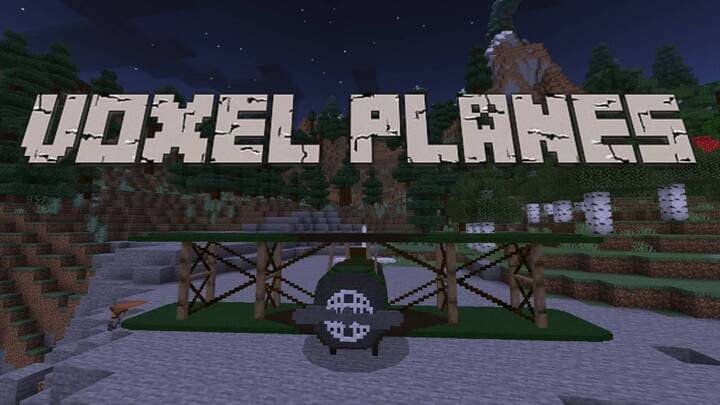 Mod: Airplane with free camera [1.21+] Minecraft PE / Bedrock [xfgiven_vers]