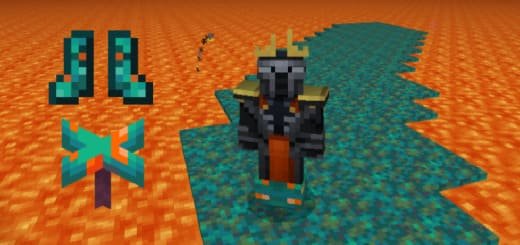 Mod: Boots of the distorted mushroom [1.21+] Minecraft PE / Bedrock [xfgiven_vers]