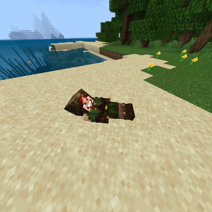 лежим в Майнкрафт ПЕ